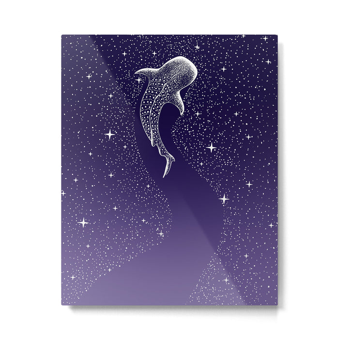 Star Eater - space from Dark Blue to Purple Metal Print Gallery Image 1