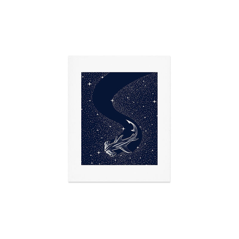 Starry Hammerhead Art Print Gallery Image 1