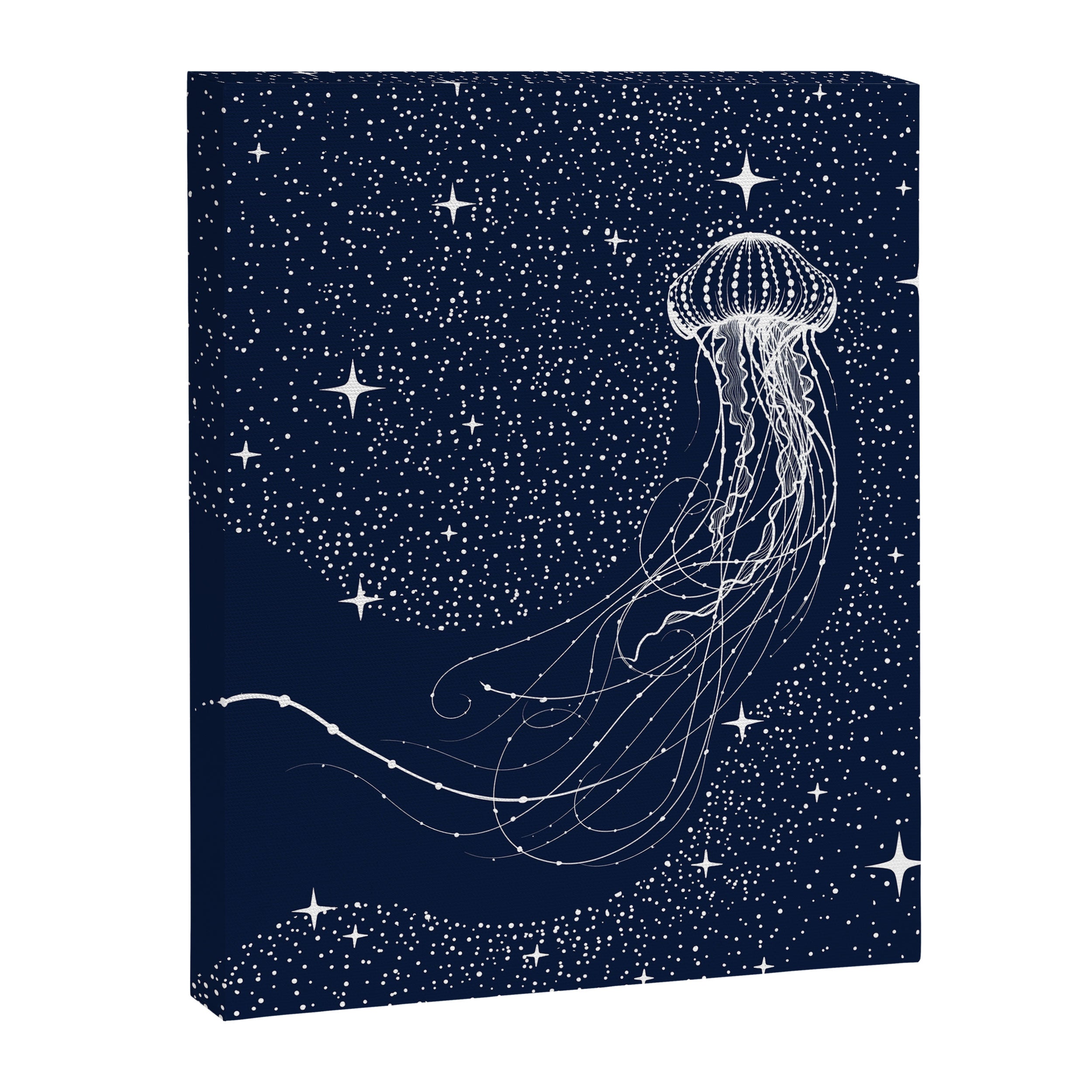 starry jellyfish Canvas Print Gallery Image 8