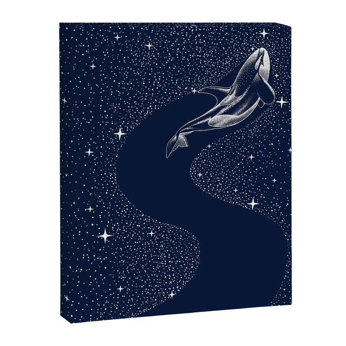 starry orca Canvas Print Gallery Image 1