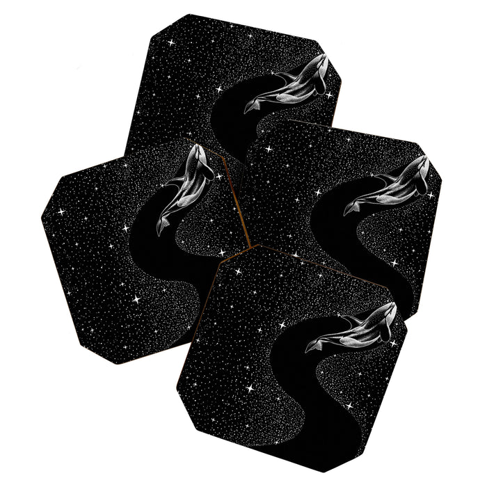 Starry Orca (Black Version) Coaster Gallery Image 1