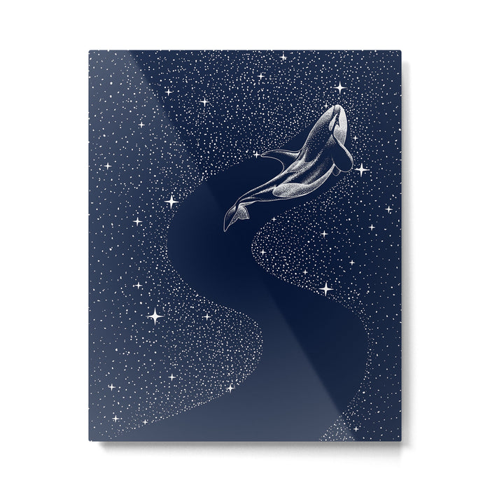 starry orca Metal Print Gallery Image 1