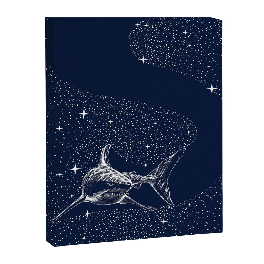 Starry Shark Canvas Print Gallery Image 8