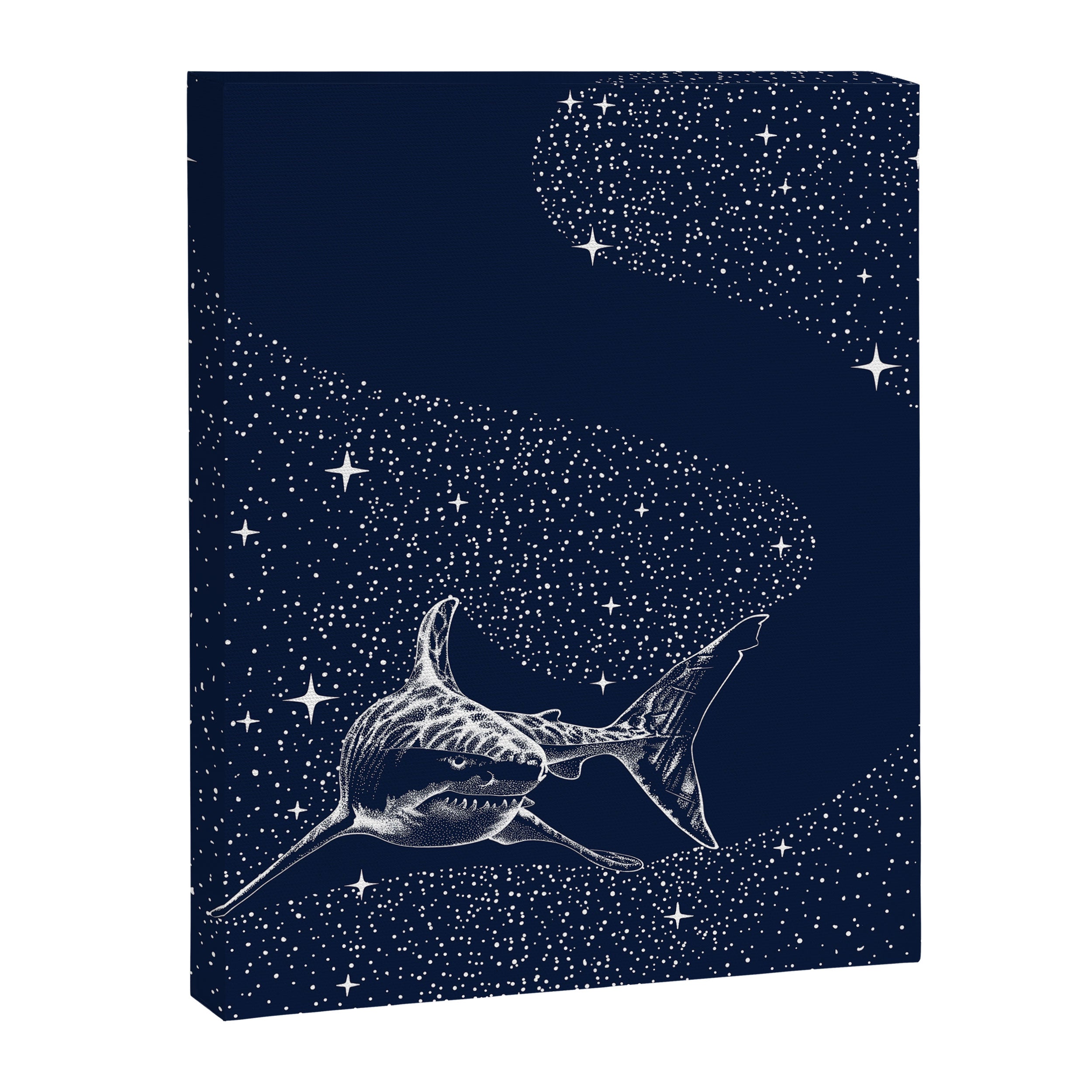 Starry Shark Canvas Print Gallery Image 8