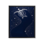 Starry Turtle Framed Canvas Print Gallery Image 8