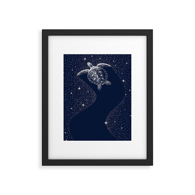 Starry Turtle Framed Art Print Gallery Image 6