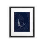 starry whale Framed Art Print Gallery Image 6