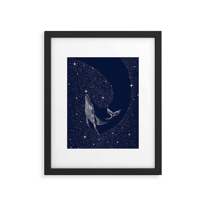 starry whale Framed Art Print Gallery Image 6