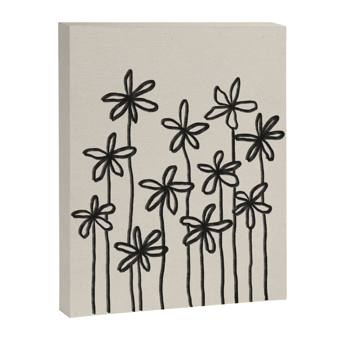 A Field Of Flowers Canvas Print Gallery Image 1