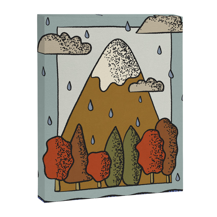 A Rainy Day in the Mountains Canvas Print Gallery Image 1