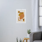 Abstract Collage With Warm Shapes Art Print Gallery Image 3