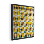 Abstract Linocut Pattern #10 Framed Canvas Print Gallery Image 2