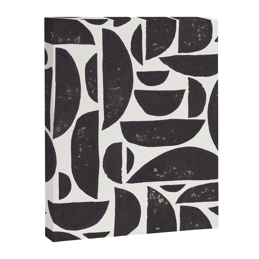Abstract Linocut Pattern #3 Canvas Print Gallery Image 8