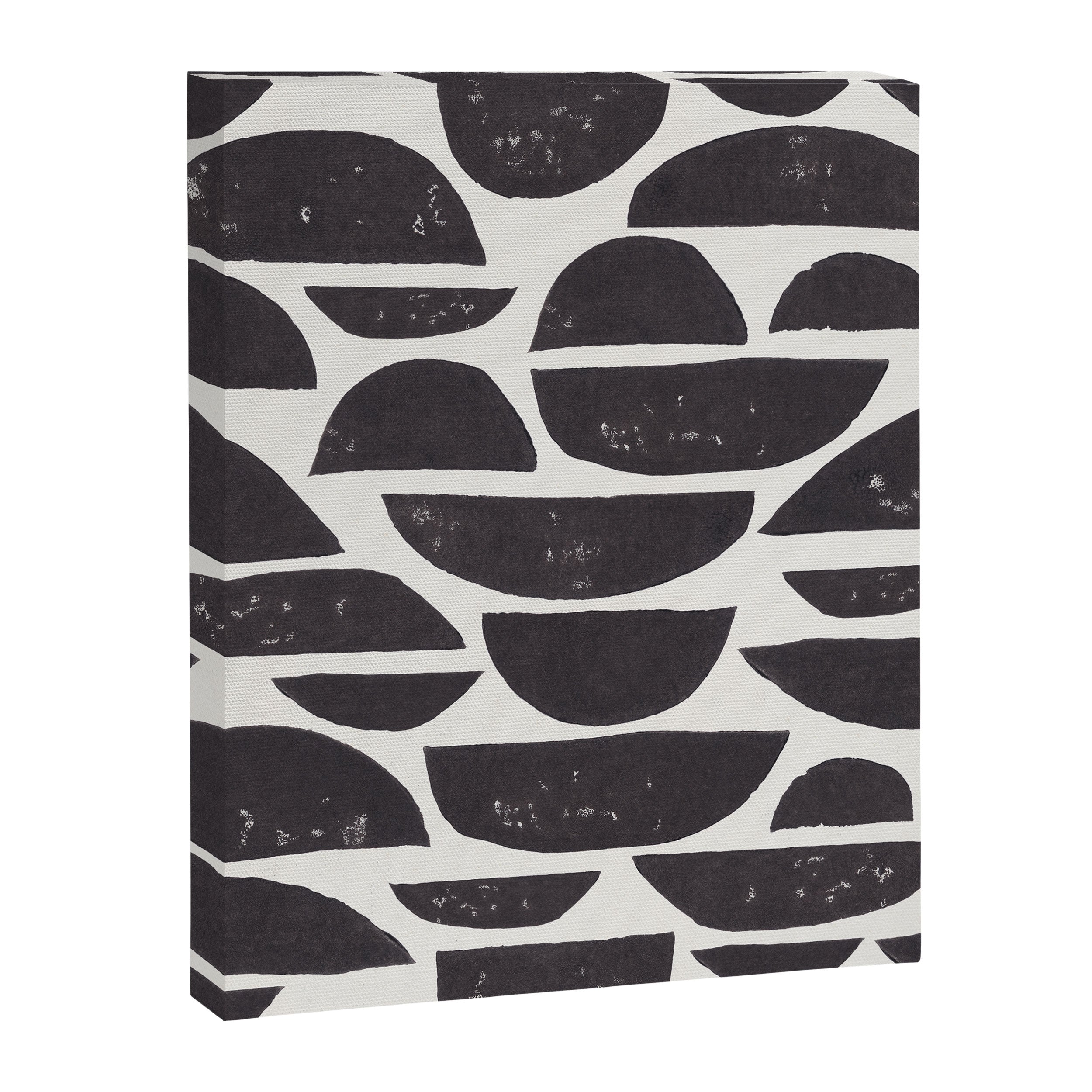 Abstract Linocut Pattern #4 Canvas Print Gallery Image 6