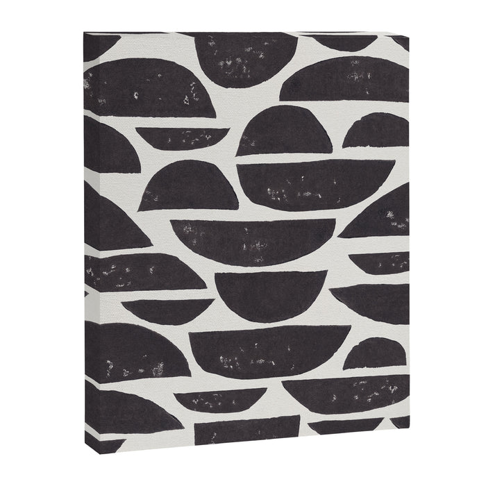Abstract Linocut Pattern #4 Canvas Print Gallery Image 1