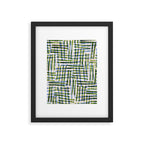 Abstract Linocut Pattern #8 Framed Art Print Gallery Image 4
