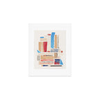 Abstract Mixed Media Collage #3 Art Print Gallery Image 1