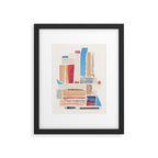 Abstract Mixed Media Collage #3 Framed Art Print Gallery Image 4
