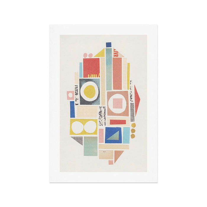 Abstract Mixed Media Collage #7 Art Print Gallery Image 1