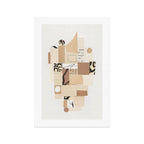 Abstract Mixed Media Collage #9 Art Print Gallery Image 1