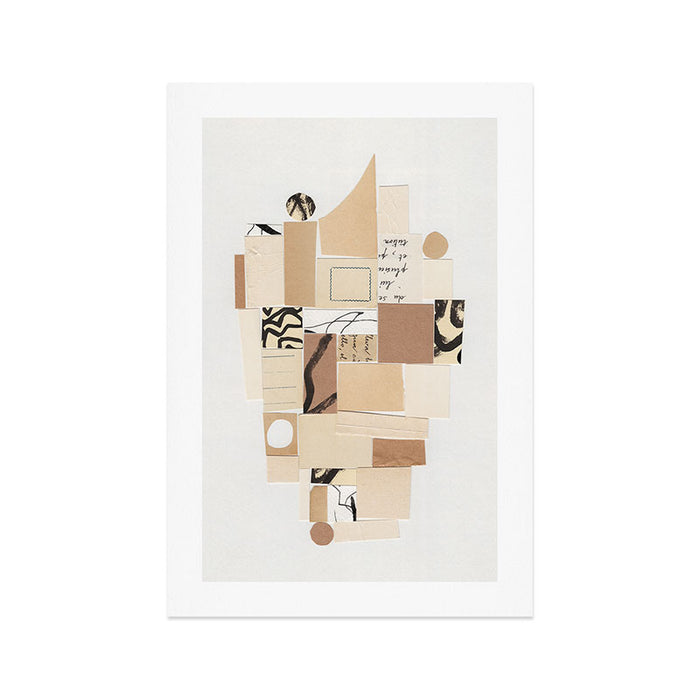 Abstract Mixed Media Collage #9 Art Print Gallery Image 1
