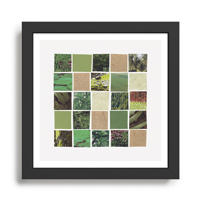 Abstract Paper Collage #2 Framed Art Print Gallery Image 1