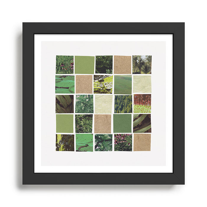 Abstract Paper Collage #2 Framed Art Print Gallery Image 1