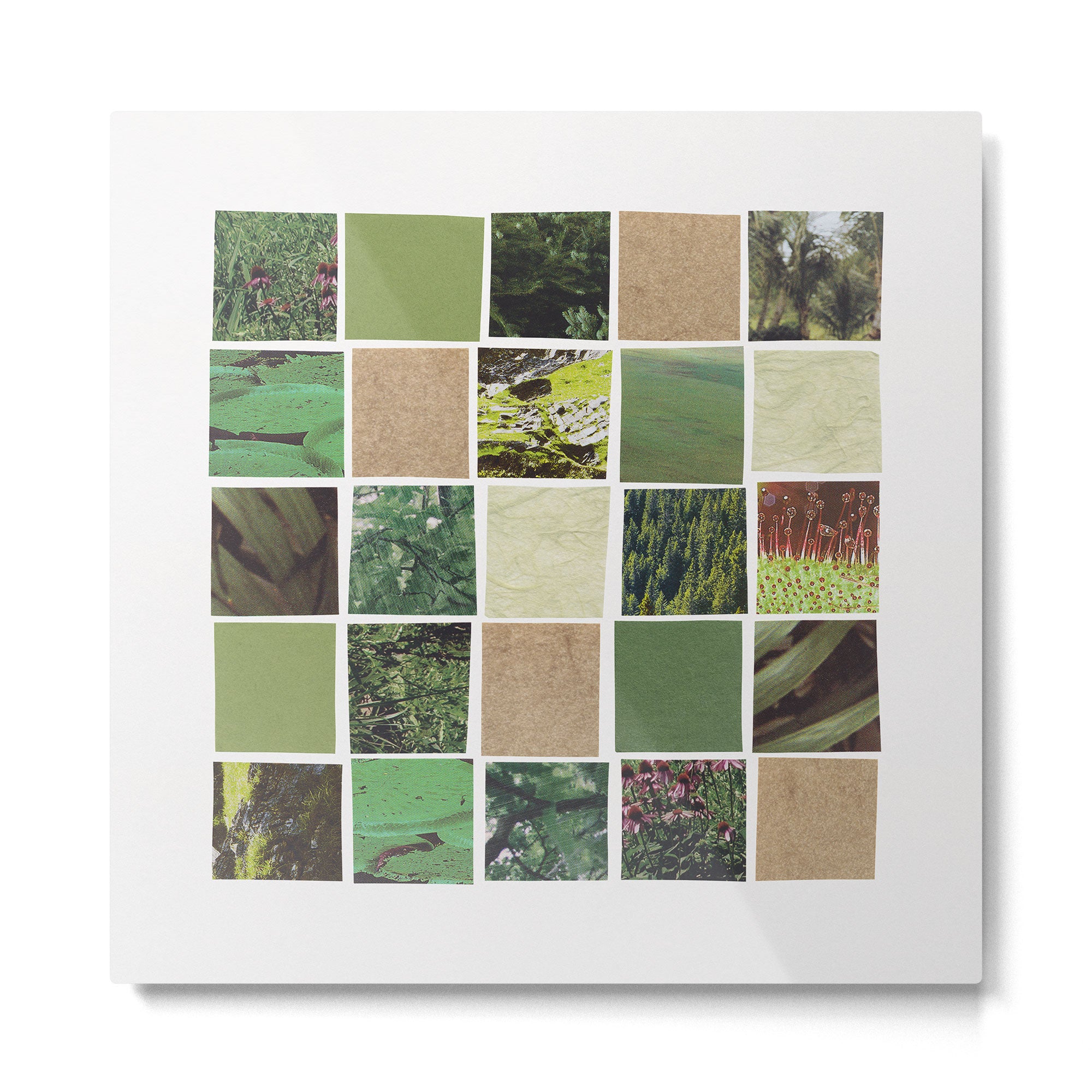 Abstract Paper Collage #2 Metal Print Gallery Image 2