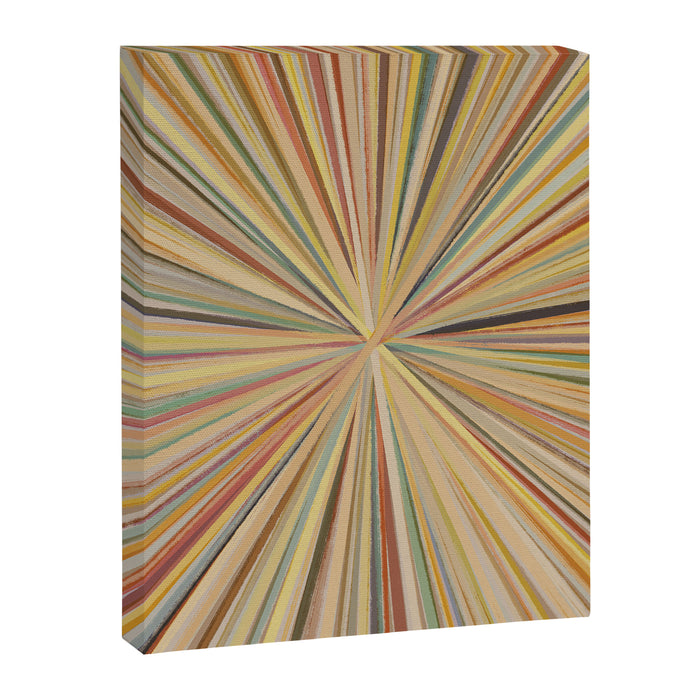Abstract Pastel Bloom Canvas Print Gallery Image 1