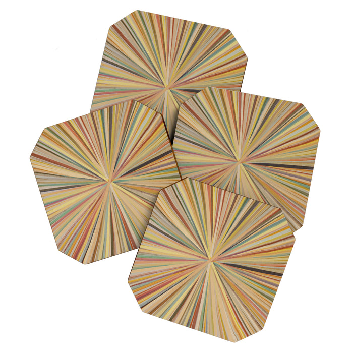 Abstract Pastel Bloom Coaster Gallery Image 1