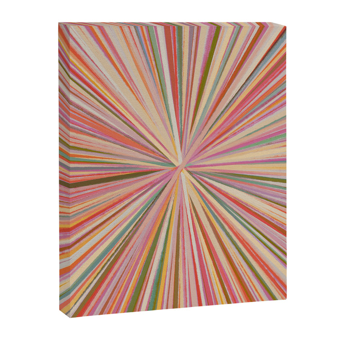 Abstract Pink Bloom Canvas Print Gallery Image 1