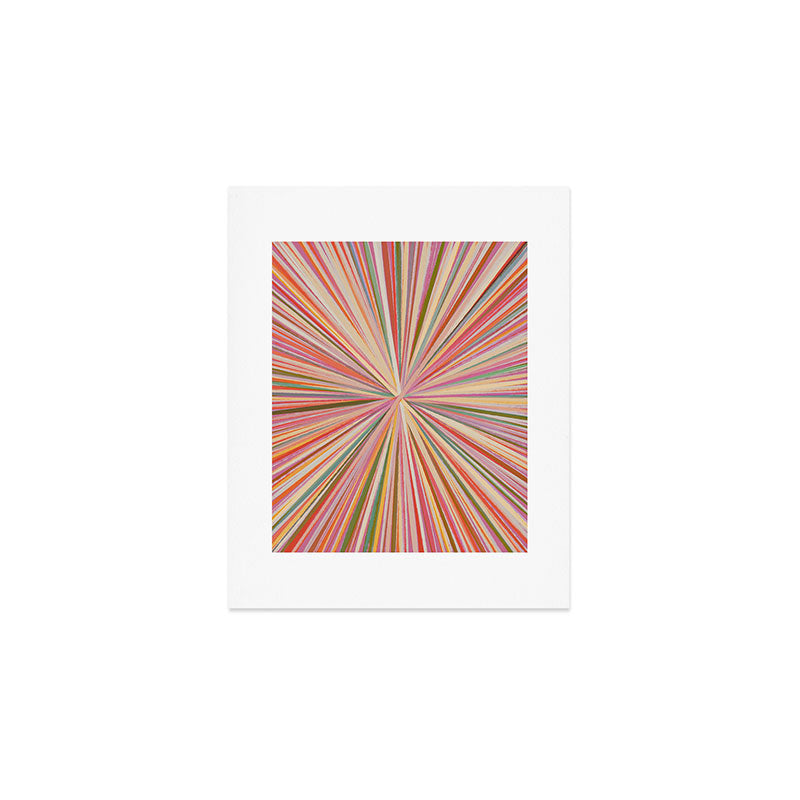 Abstract Pink Bloom Art Print Gallery Image 1