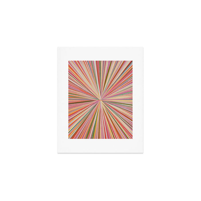 Abstract Pink Bloom Art Print Gallery Image 1