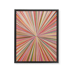 Abstract Pink Bloom Framed Canvas Print Gallery Image 8