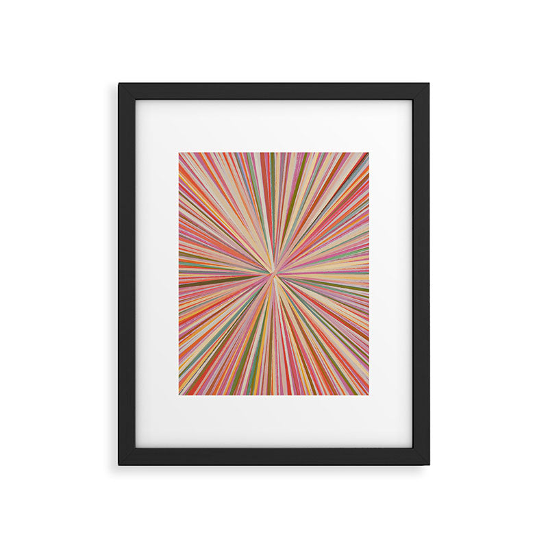 Abstract Pink Bloom Framed Art Print Gallery Image 6