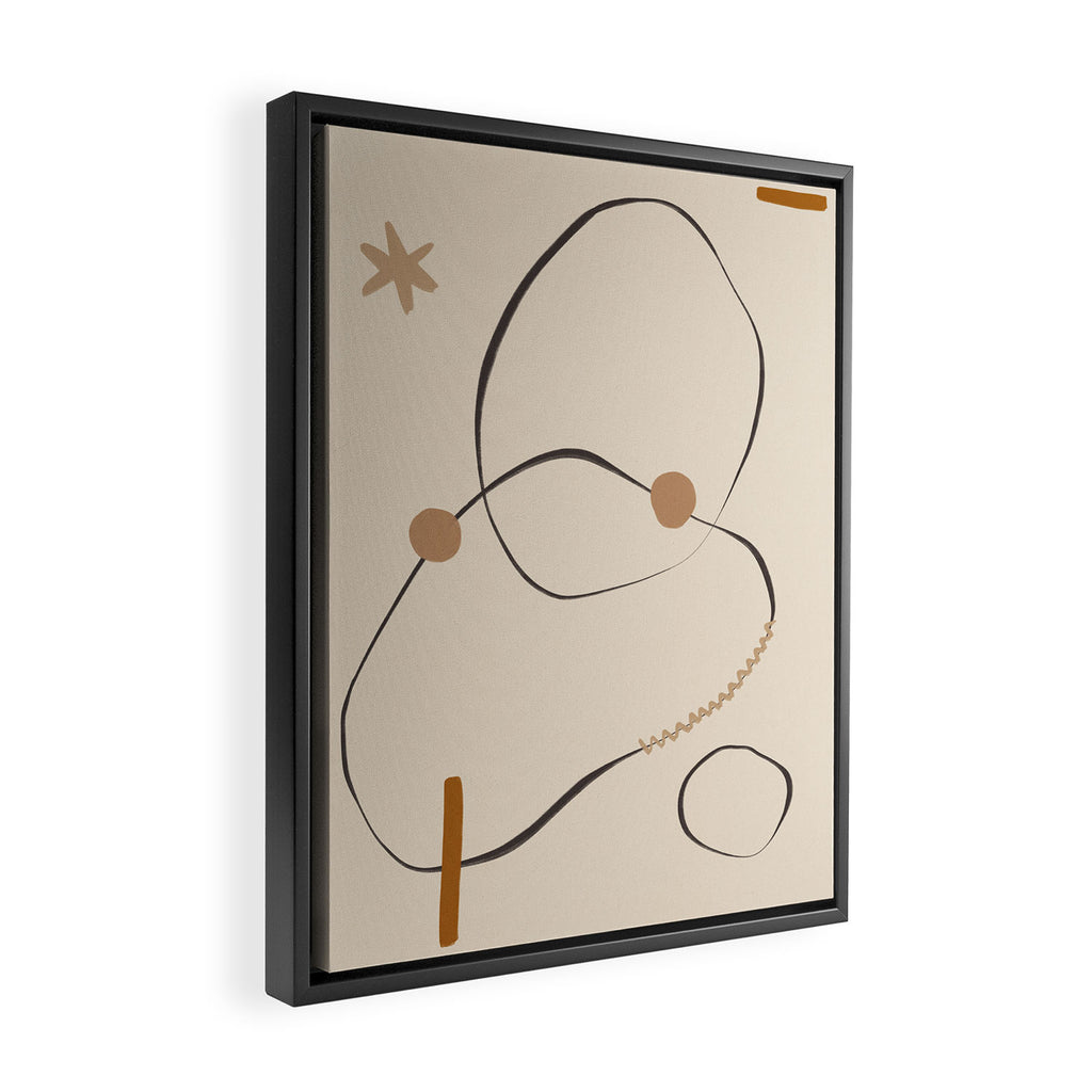 Abstract Stories #1 Framed Canvas Print Gallery Image 2