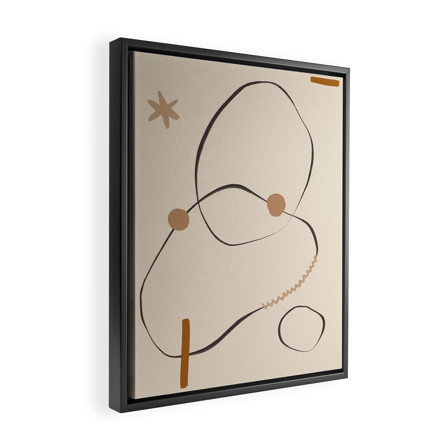 Abstract Stories #1 Framed Canvas Print Gallery Image 2