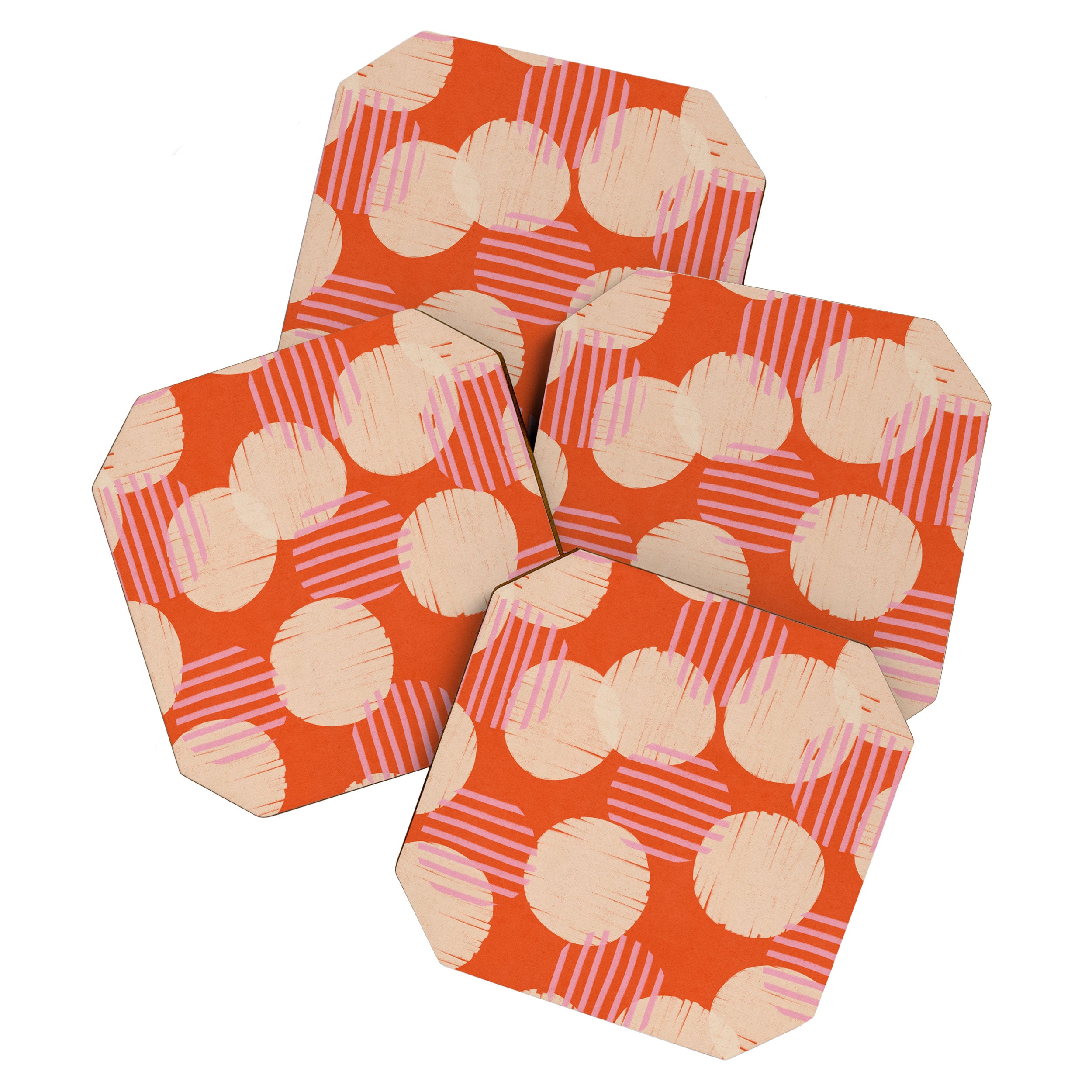 Abstract Summer Pattern #2 Coaster Gallery Image 1