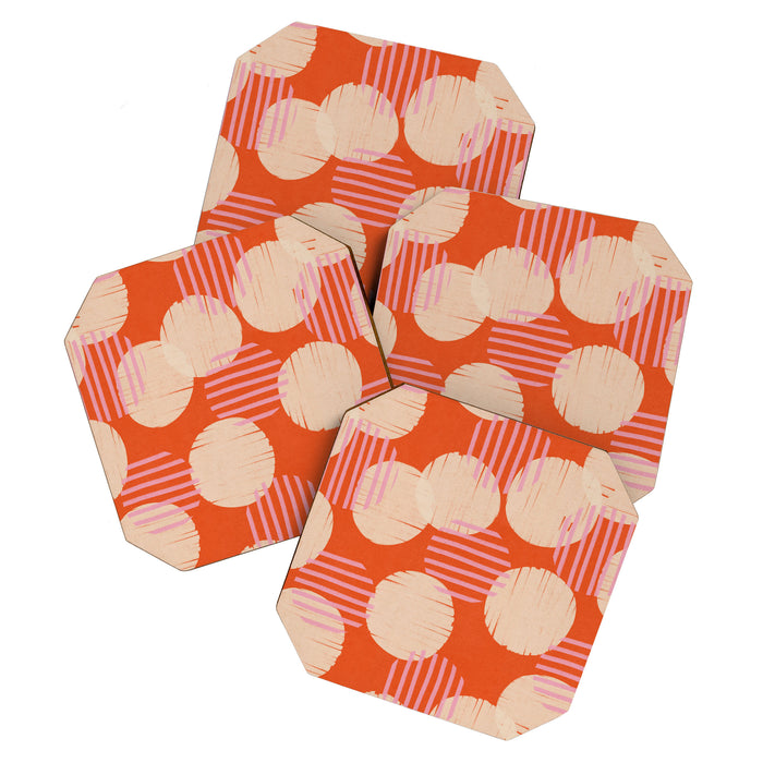 Abstract Summer Pattern #2 Coaster Gallery Image 1