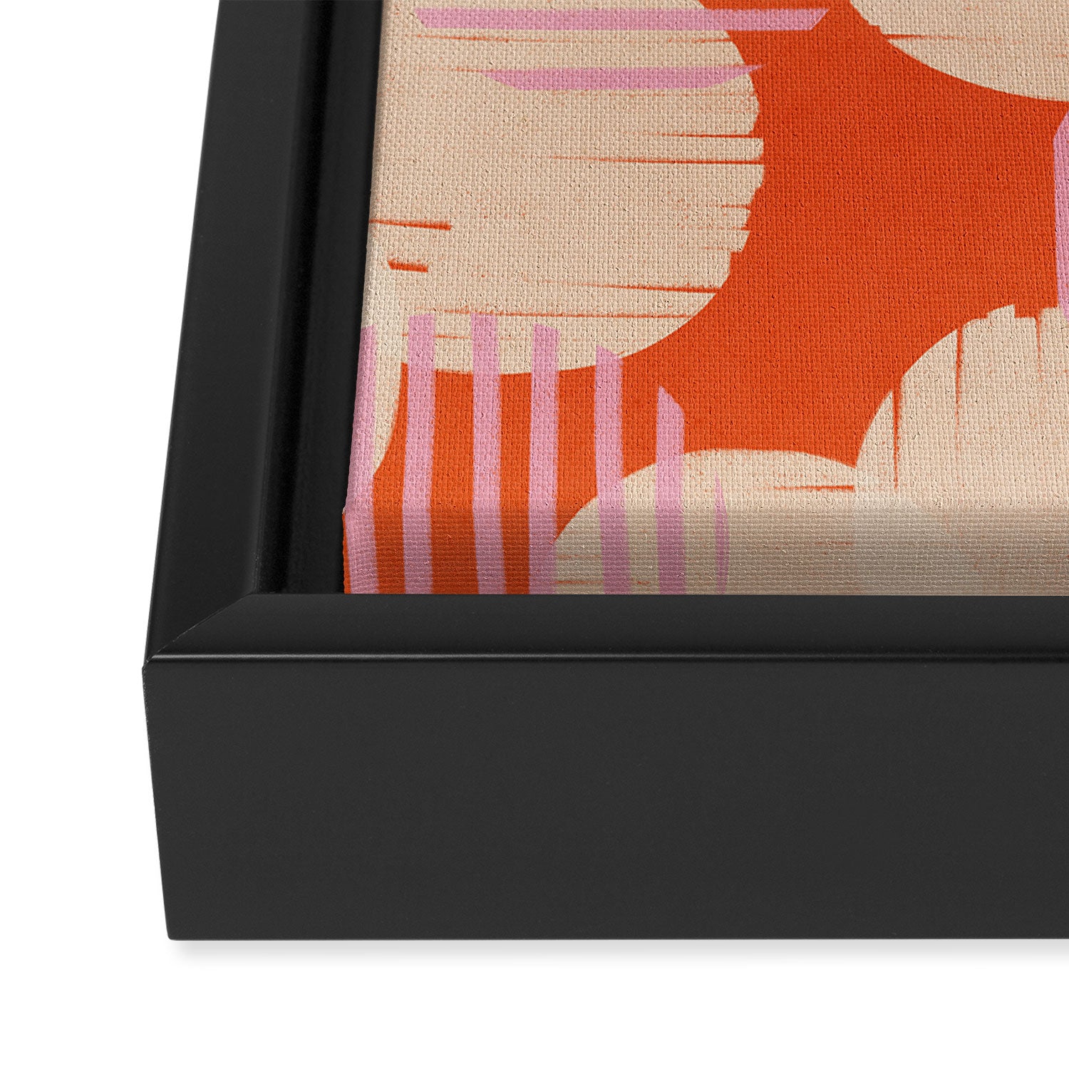 Abstract Summer Pattern #2 Framed Canvas Print Gallery Image 3