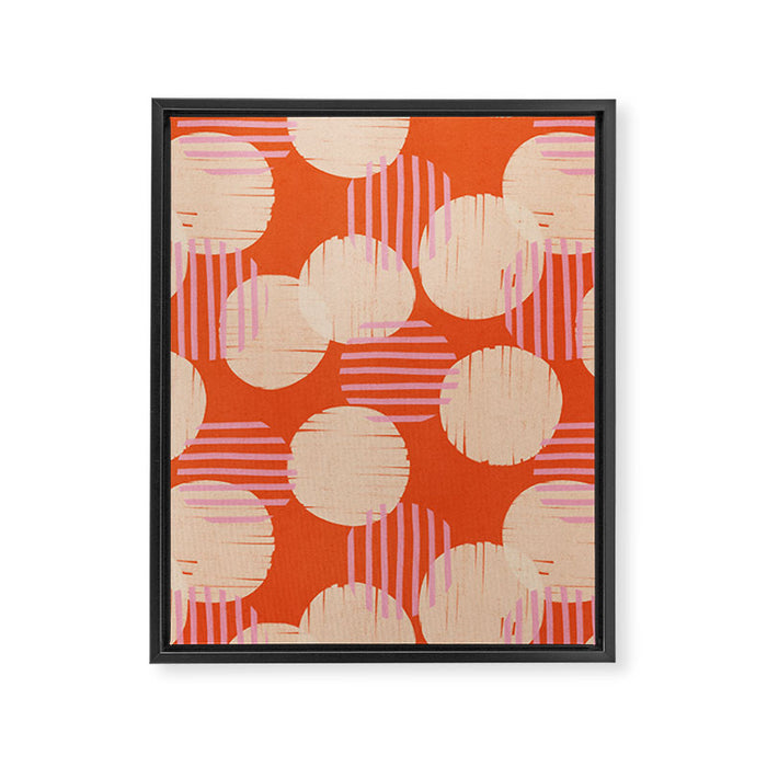 Abstract Summer Pattern #2 Framed Canvas Print Gallery Image 1