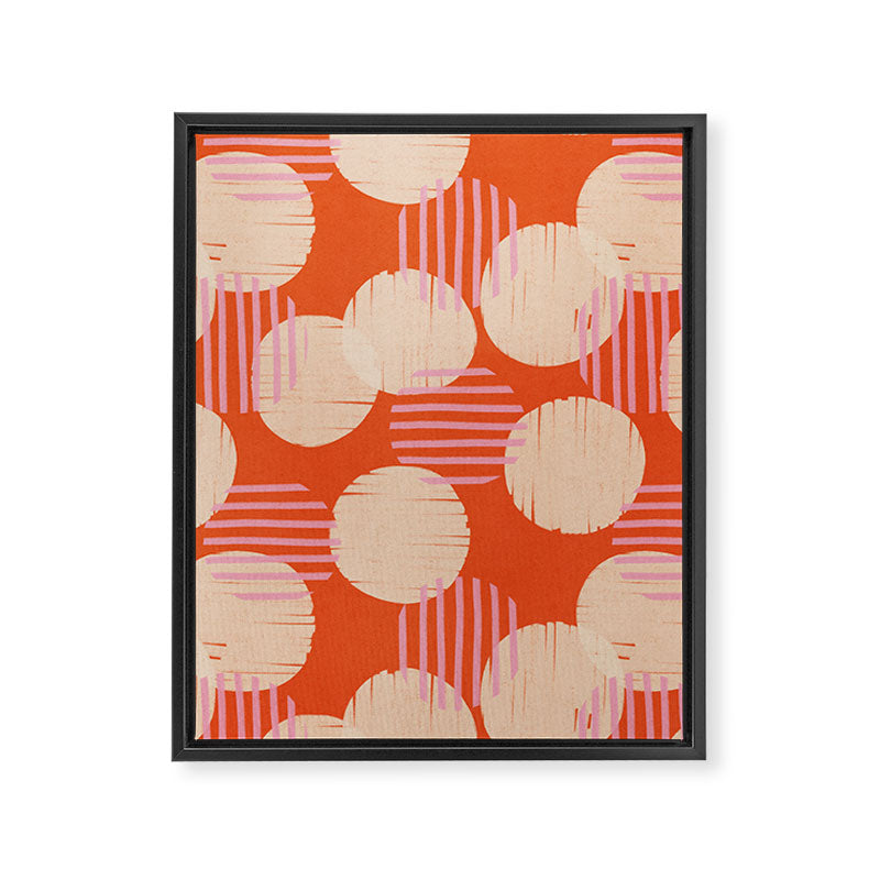 Abstract Summer Pattern #2 Framed Canvas Print Gallery Image 6