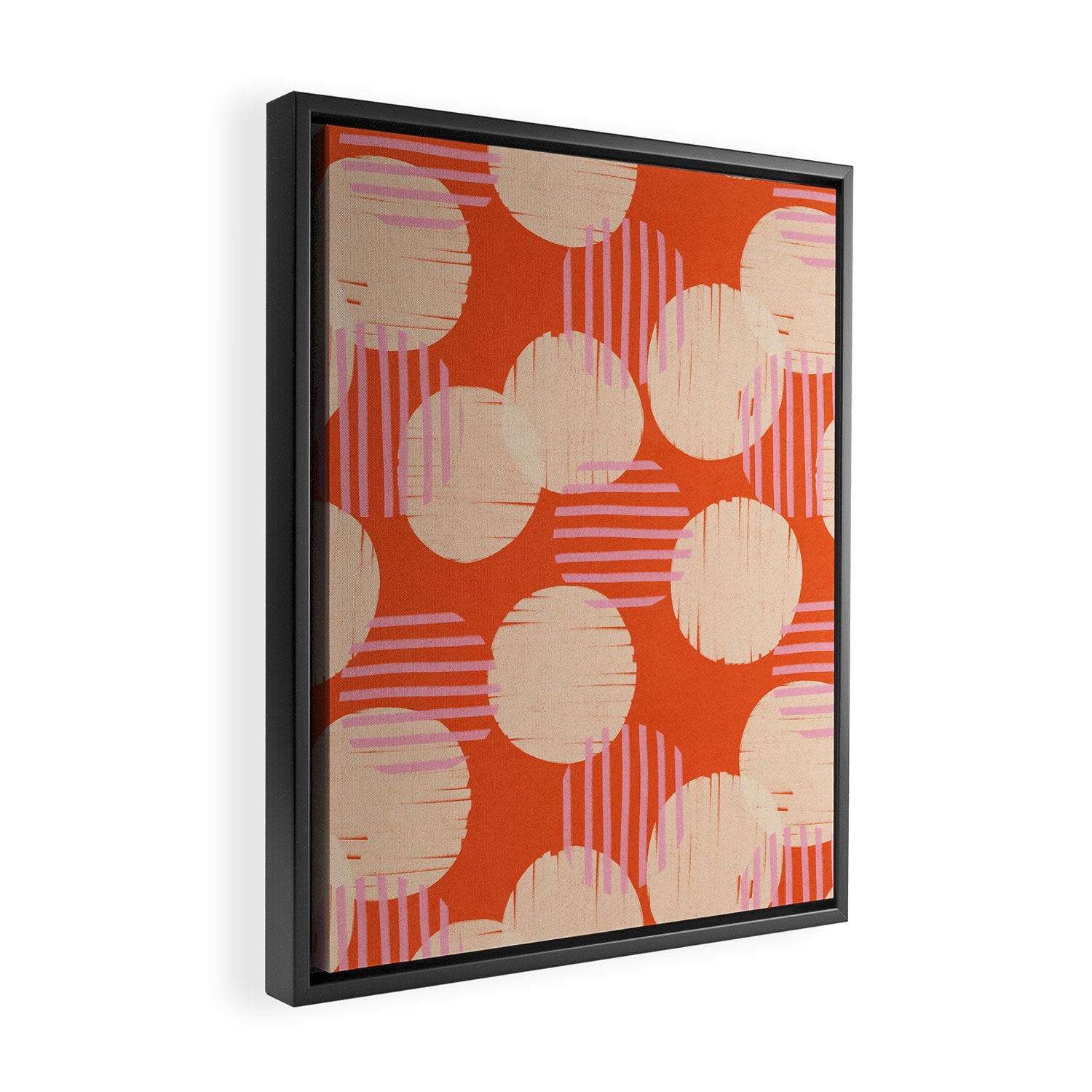 Abstract Summer Pattern #2 Framed Canvas Print Gallery Image 2