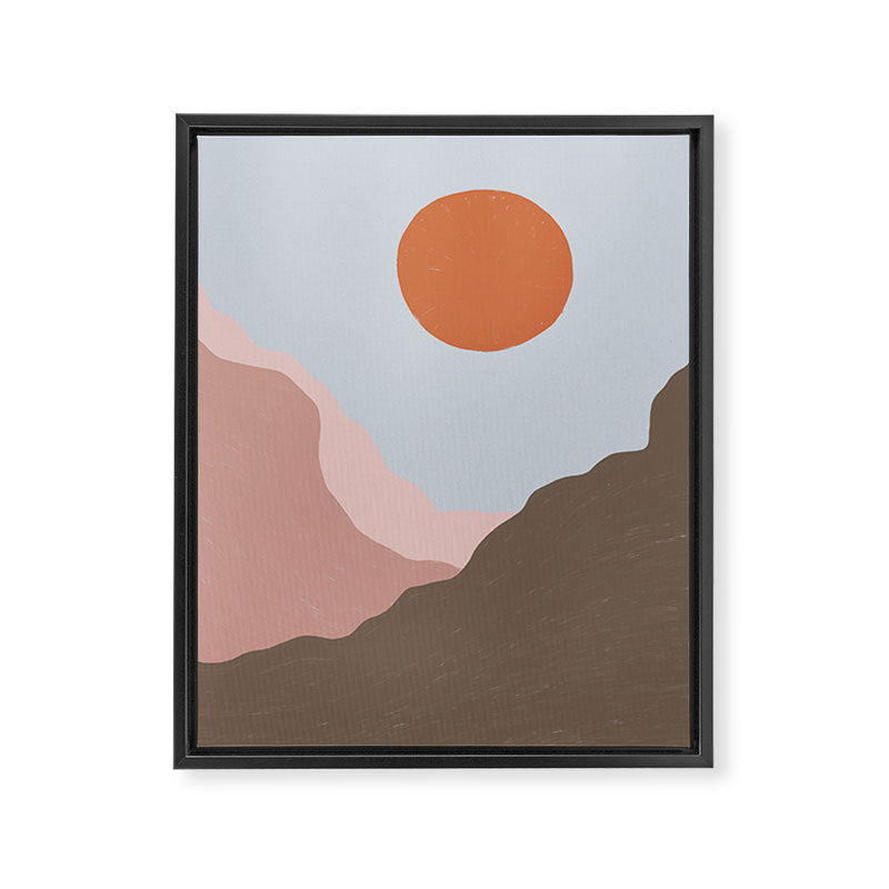 Acrylic Landscape #1 Framed Canvas Print Gallery Image 6