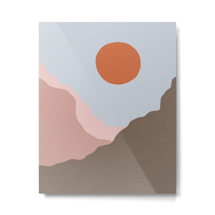 Acrylic Landscape #1 Metal Print Gallery Image 1