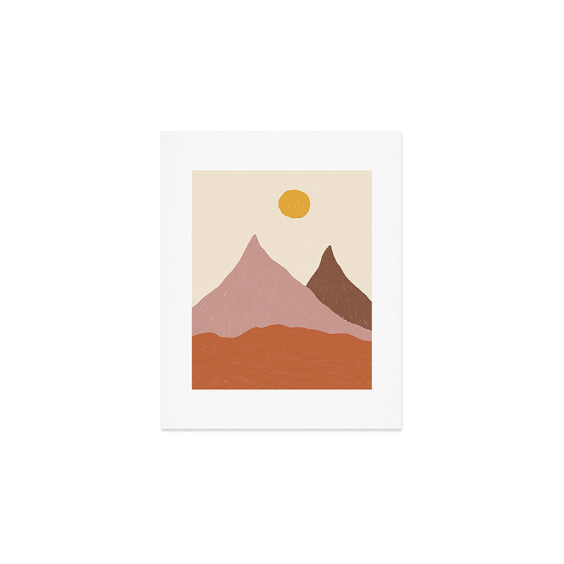 Acrylic Landscape #2 Art Print Gallery Image 1
