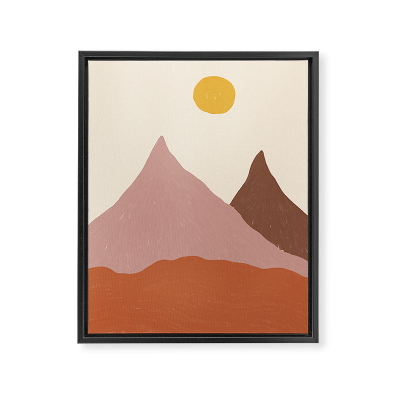 Acrylic Landscape #2 Framed Canvas Print Gallery Image 6