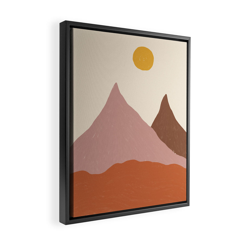 Acrylic Landscape #2 Framed Canvas Print Gallery Image 2