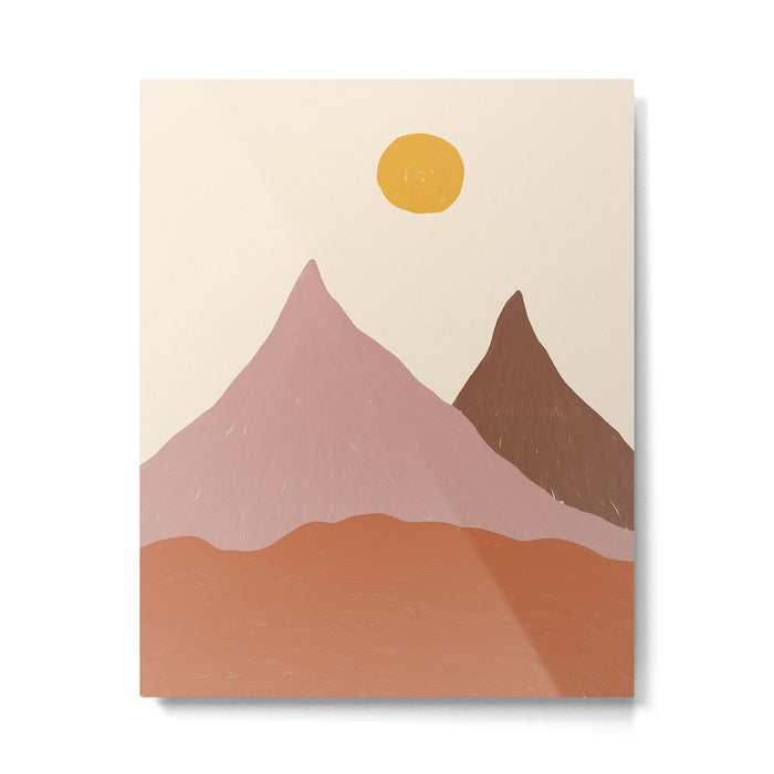 Acrylic Landscape #2 Metal Print Gallery Image 1