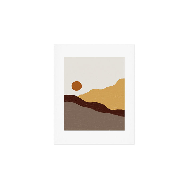 Acrylic Landscape #3 Art Print Gallery Image 1